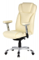 Preview: Bueroland DEXTER Chefsessel Kunstleder creme