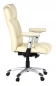 Preview: Bueroland DEXTER Chefsessel Kunstleder creme