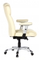 Preview: Bueroland DEXTER Chefsessel Kunstleder creme