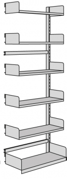 Kerkmann-UNIVERS-Freiarm-Ansatzregal-einseitig