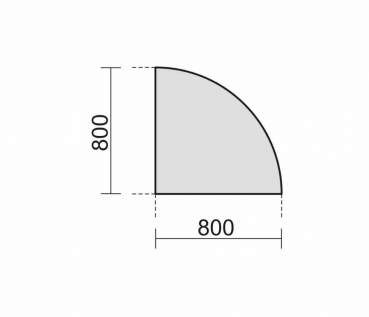 geramoebel-cpro-verkettungsplatte-viertelkreis-skizze