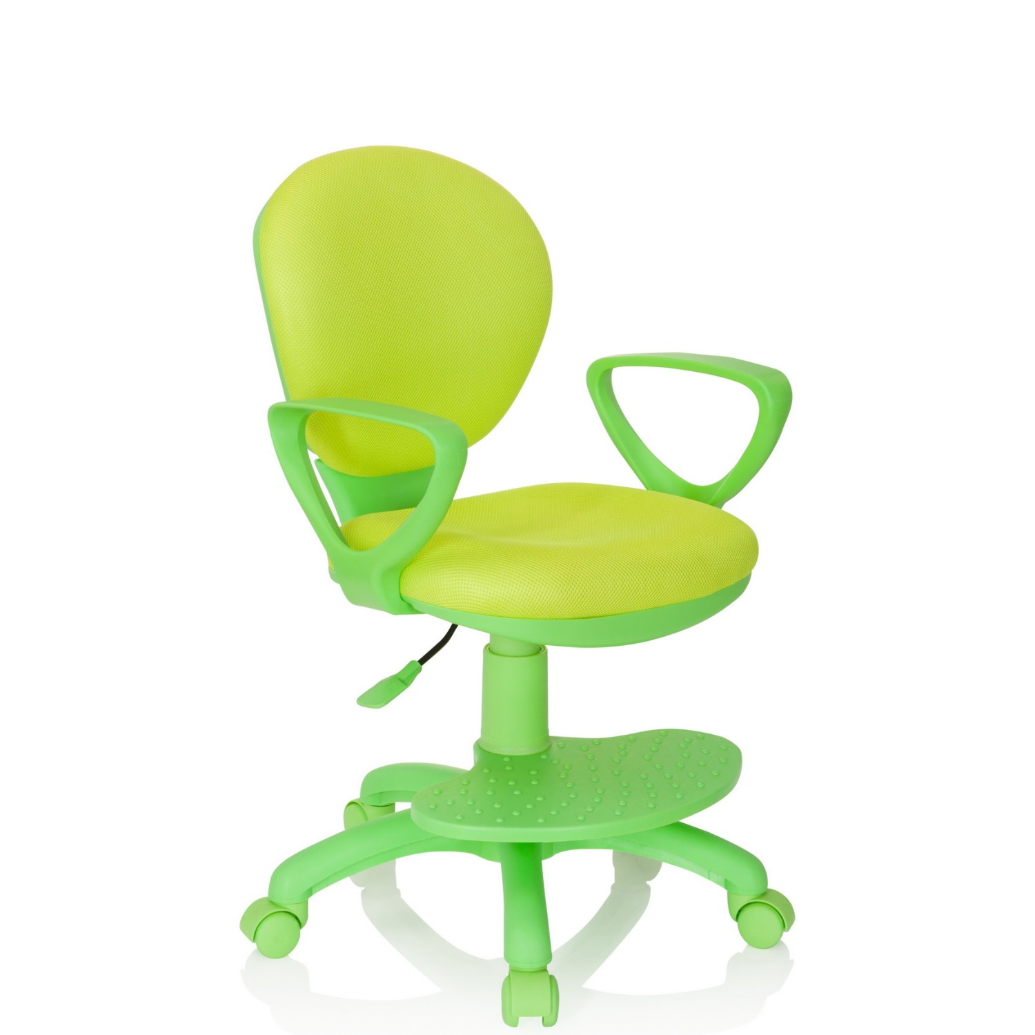 preiswert Kinderstuhl Schreibtischstuhl Büroland Büromöbel PARADIGM grün und Stoff / schnell -