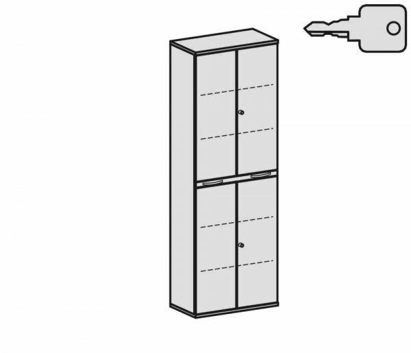 Geramoebel-PRO-Modulschrank-6OH-3T3T