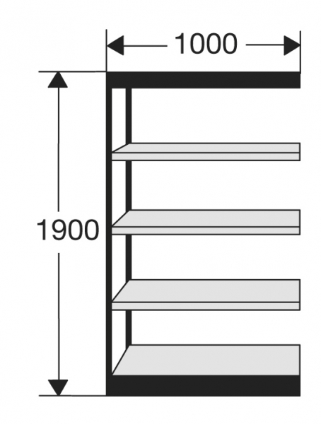 Kerkmann-Progress-2000-Regal-Breite-1000mm